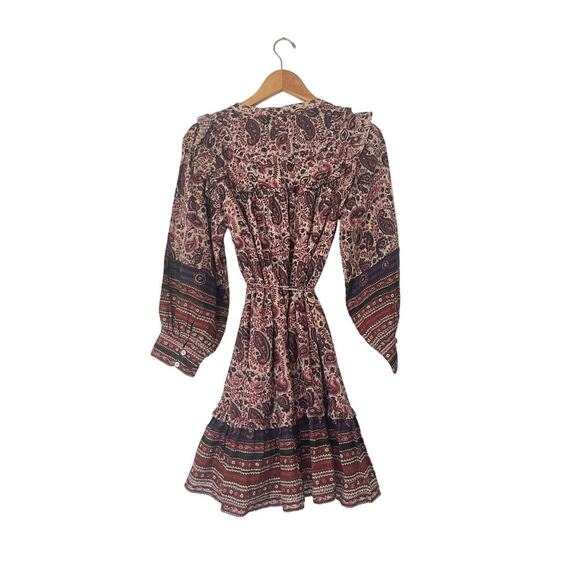 Cleobella Reign Mini Dress Laurel Block Print Size XS - Picture 9 of 11